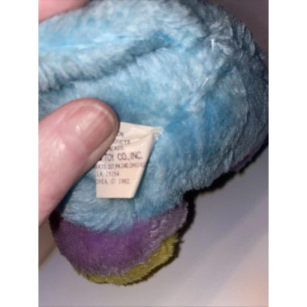 Vintage Colorful Scottie Toys‎ Plush Hippo, Hippopotamus 1982